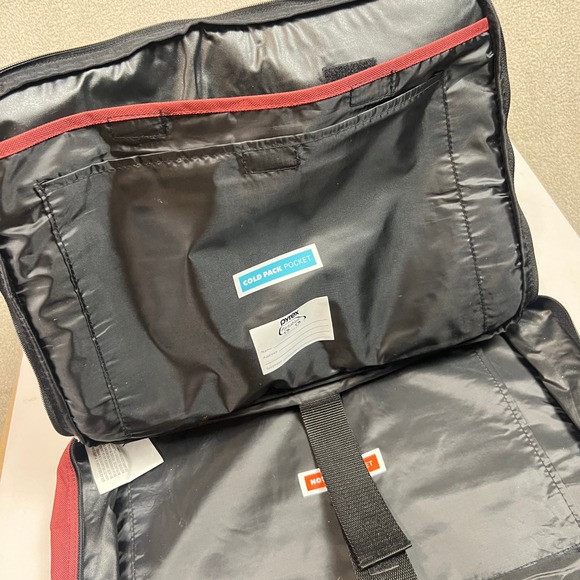 Pyrex Portables Casserole Carrying Bag Insulated Red Cold Pack Pocket Hot Dish - Picture 13 of 14